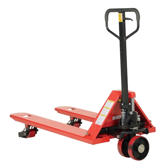 Steel Heavy Duty Side Winder Pallet Truck 3,000 Lb. Capacity