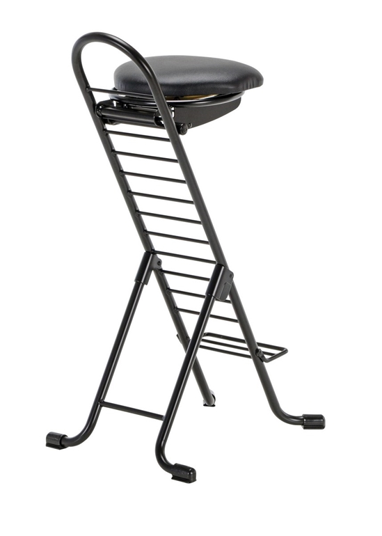 Steel Height Ergonomic Worker Chairs 14.25 In. to 35.5 In. 220 Lb. Capacity