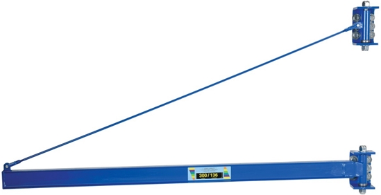 Steel High Clearance Tie Rod Jib 79-3/4 In. I-Beam 300 Lb. 