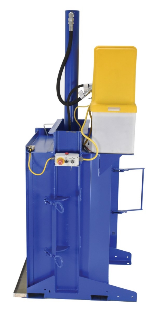 Steel Hydraulic Drum Crusher and Compactor 230 Volt Three Phase 38,000 Lbs. Crushing Force 