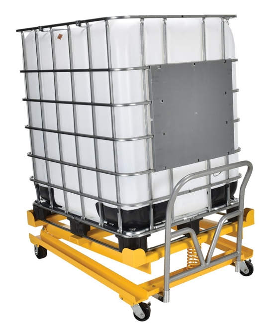 Steel Intermediate Bulk Container Tilting Cart 53-3/8 In. x 35-13/16 In. 4400 Lb. Capacity