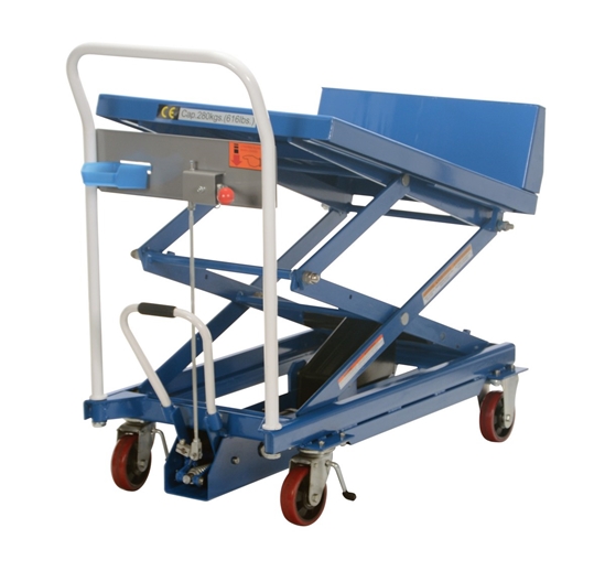 Steel Lift and Tilt Cart with Sequence Select 24 In. x 36 In. 600 Lb. Capacity