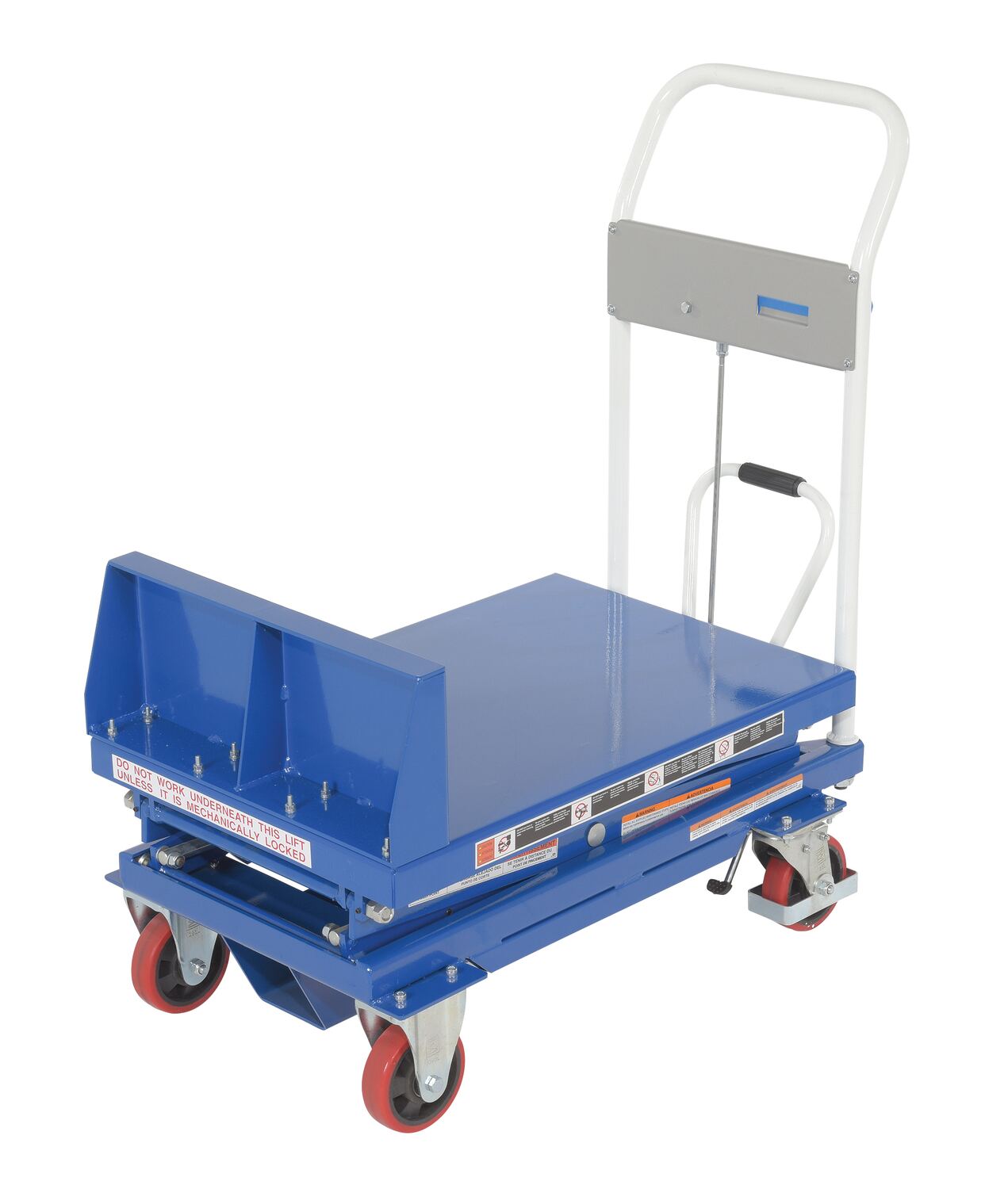 Steel Lift and Tilt Carts with Sequence Select 19-1/2 In. x 30 In. 400 Lb. Capacity