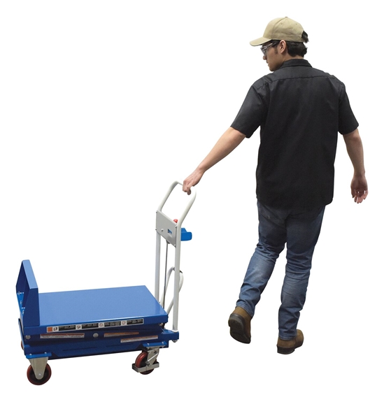 Steel Lift and Tilt Carts with Sequence Select 19-1/2 In. x 30 In. 400 Lb. Capacity