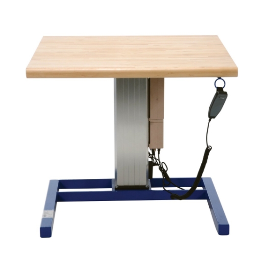 Steel Linear Actuated Adjustable Height Workstation 36 In. x 36 In. x 29-1/8 In. 500 Lb. Capacity 