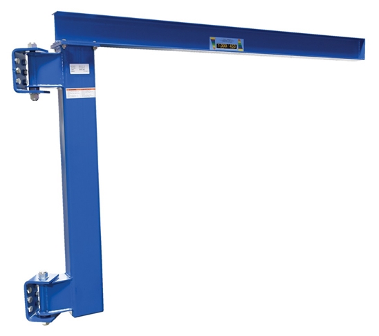 Steel Low Clearance Tie Rod Jib 80 In. I-Beam 1000 Lb. Capacity