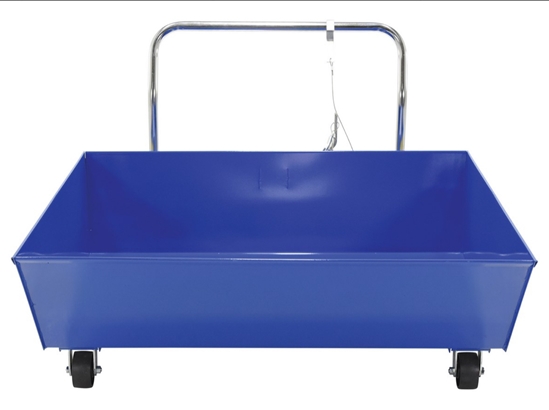 Steel Low Profile Parts Hopper 1/2 Cubic Yd. 2000 Lb. Capacity