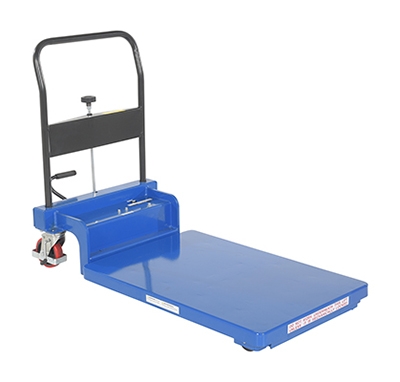 Steel Low Profile Scissor Carts with Auto Shift 23-5/8 In. x 35-1/2 In. 900 Lb. Capacity 