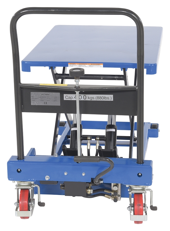 Steel Low Profile Scissor Carts with Auto Shift 23-5/8 In. x 35-1/2 In. 900 Lb. Capacity 