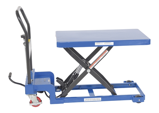 Steel Low Profile Scissor Lift Cart Auto Shift 19-5/8 In. x 32-1/4 In. 400 Lb. Capacity