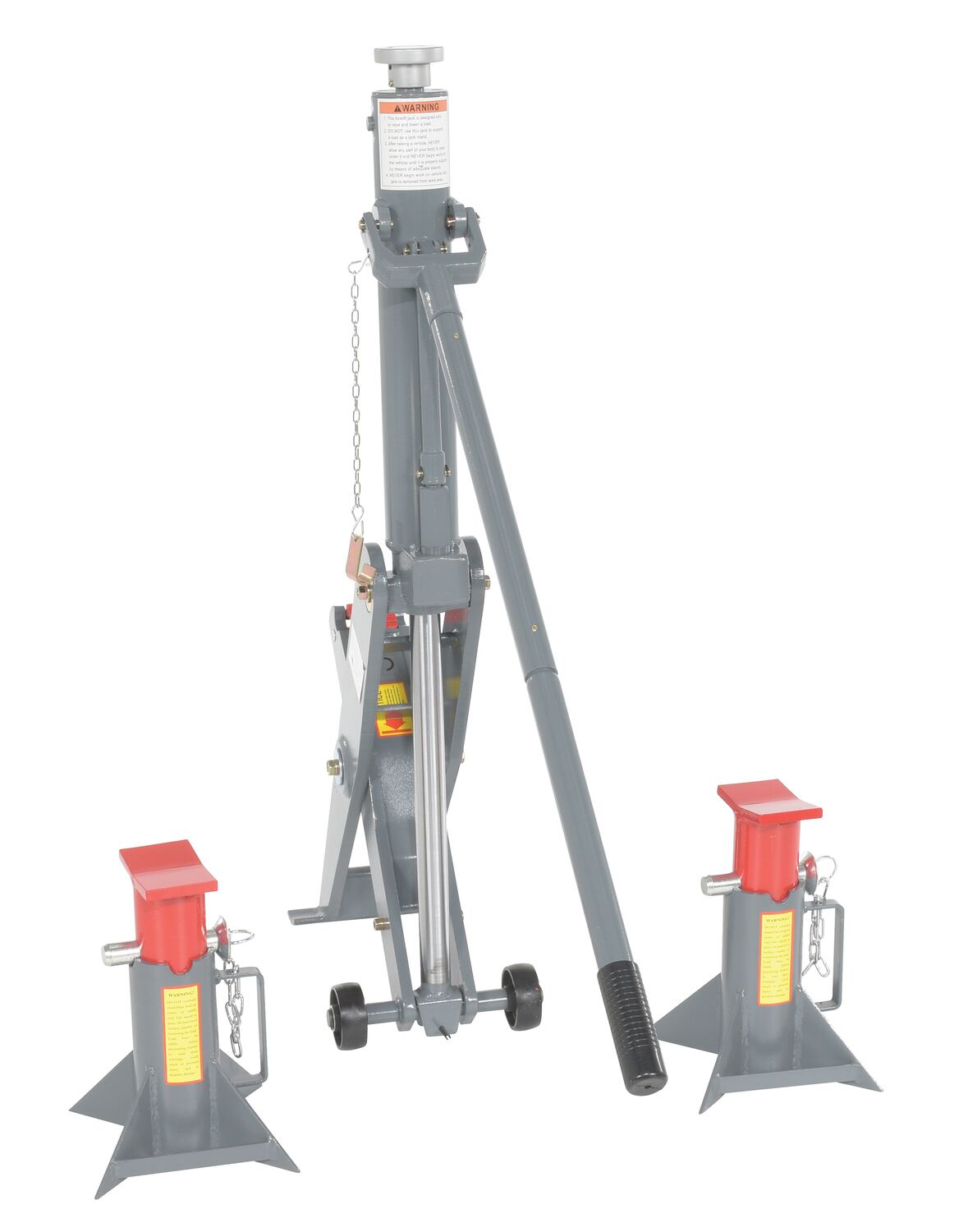 Steel Manual Hydraulic Fork Truck Jack 29 In. x 10 In. x 26 In. 15,000 Lb. Capacity