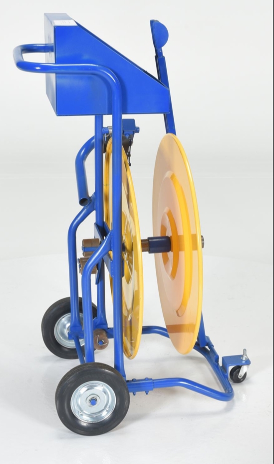 Steel Manual Pallet Probe Strapping Cart 