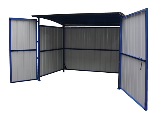 Steel Multi Duty Shed with Front Doors 95-1/2 In. x 120 In. x 90-1/16 In.