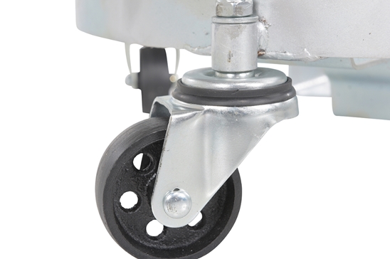 Steel Multipurpose Quad Drum Dolly with Handle 31-9/16 In. x 31-9/16 In. x 35-11/16 In. 1200 Lb. Capacity