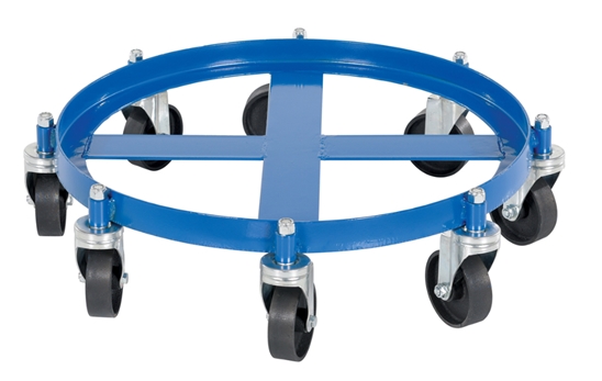 Steel Oct Drum Dolly 27-1/16 In. x 27-1/16 In. x 7-7/8 In. 55 Gallon 2000 Lb. Capacity