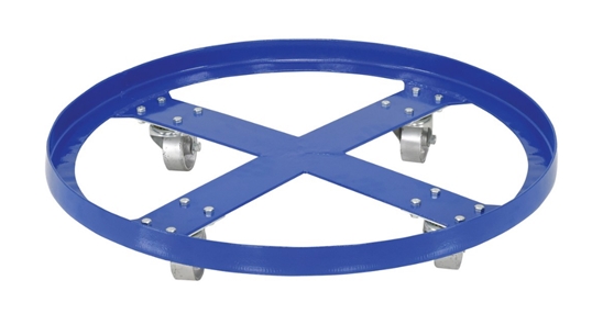 Steel Over Pack Drum Dolly 28-3/8 In. x 28-3/8 In. x 5-5/8 In. 1200 Lb. Capacity