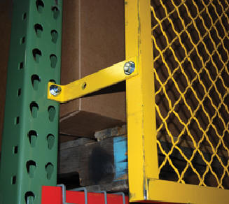 Steel Pallet Rack Back Guard 7-3/8 In. x 110-13/16 In. x 48-1/2 In.