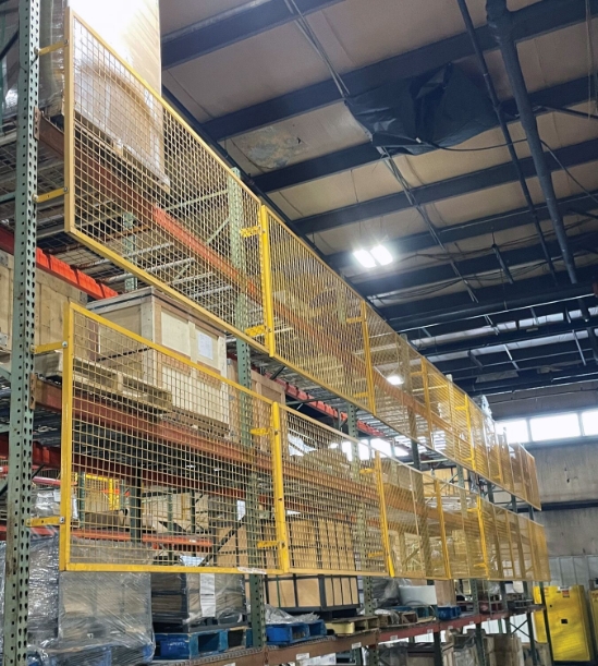 Steel Pallet Rack Back Guard 7-3/8 In. x 122-13/16 In. x 48-1/2 In. 