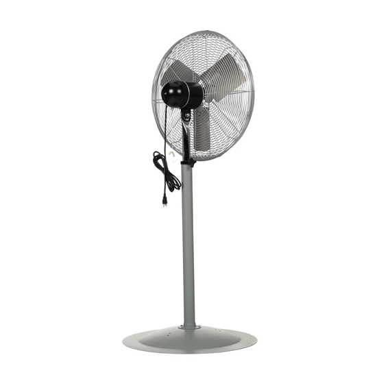 Steel Pedestal Circulatory Fan 65-1/2 In. Height