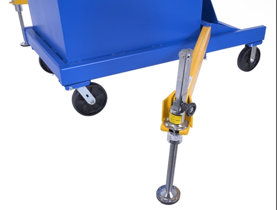 Steel Portable Cantilever Hoist 113-3/8 In. x 35-11/16 In. x 89 In. 2000 Lb. Capacity - P-JIB-2