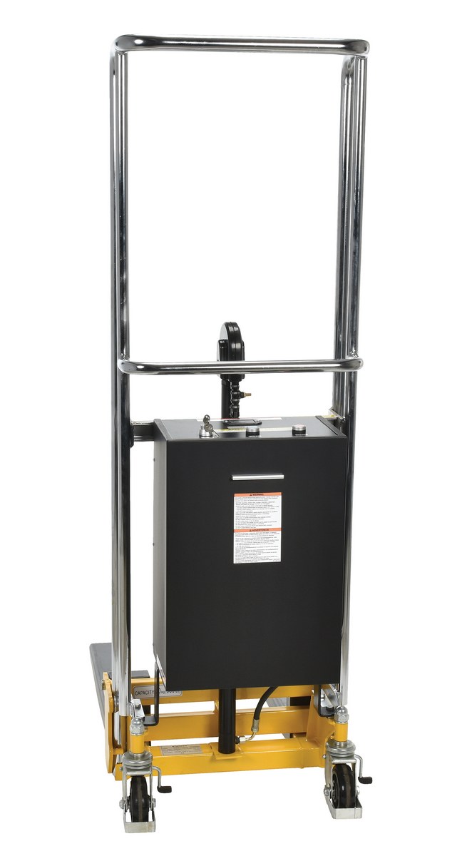 Steel Portable DC Powered Hefti-Lift 37 In. x 69 In. 880 Lb. Capacity