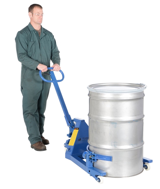 Steel Portable Drum Jack Accepts 55 Gallon Steel Drums 660 Lb. Capacity 