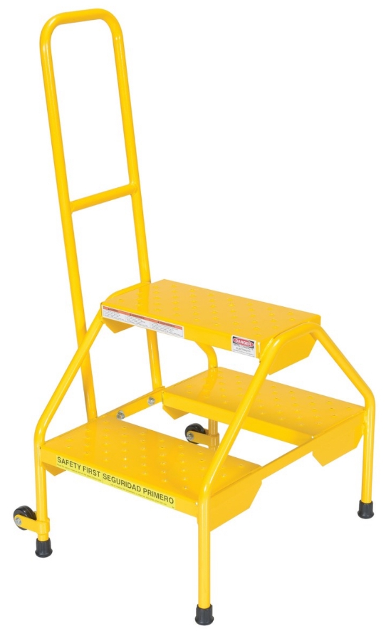 Steel Portable Two-Step Rolling Perforated 23-1/2 In. x 20-9/16 In. x 42 In. 300 Lb. Capacity