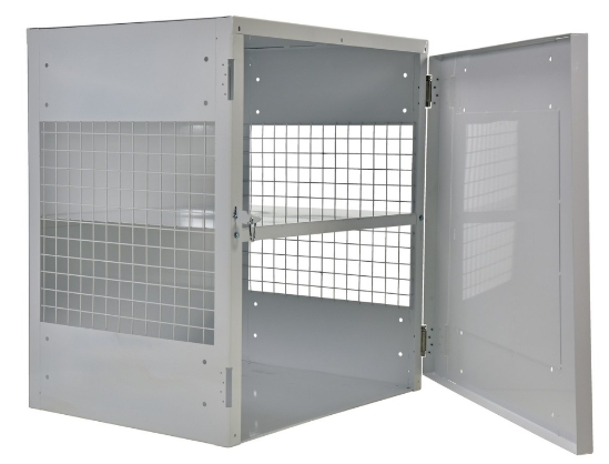 Propane Tank Cylinder Exchange Cabinet With Solid Front Door