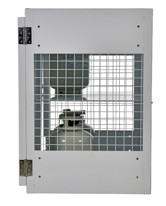Propane Tank Cylinder Exchange Cabinet With Solid Front Door