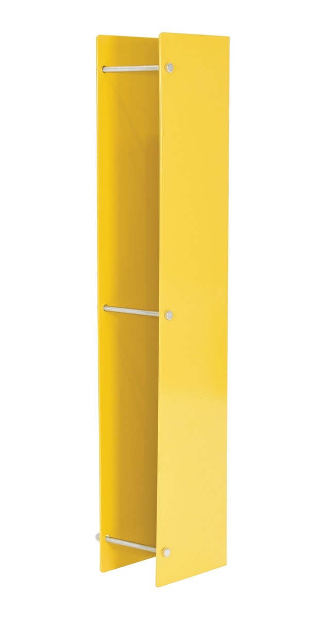 Steel Rack Guard With Rubber Bumper Insert 4-7/8 In. x 3-3/8 In. x 24 In. 