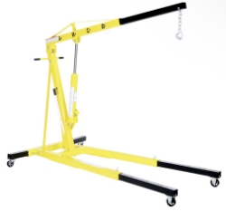 Steel Shop Crane Engine Hoist with Telescopic Legs 4000 Lb. Capacity