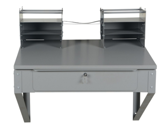 Steel Shop Desk Wall Mounted 30 In. x 36-3/4 In. x 19-1/2 In.