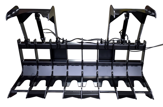  Steel Skid Steer Grab Bucket 84 In. Overall Width