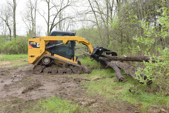  Steel Skid Steer Grab Bucket 84 In. Overall Width