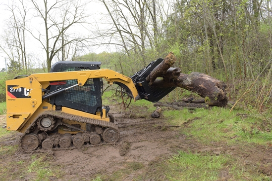  Steel Skid Steer Grab Bucket 84 In. Overall Width