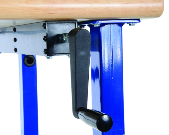 Steel/Wood Manual Adjustable Ergonomic Work Bench 60 In. x 30 In. 750 Lb. Capacity