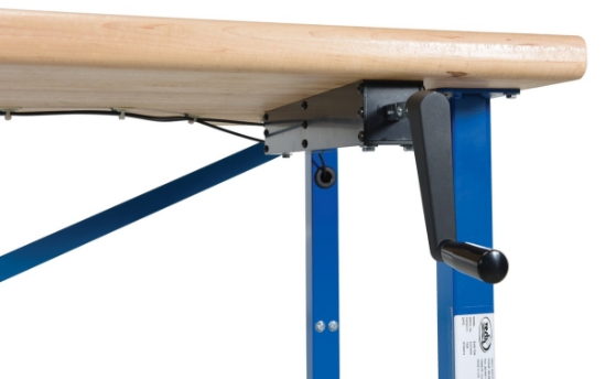 Steel/Wood Manual Adjustable Ergonomic Work Bench 72 In. x 36 In. 750 Lb. Capacity