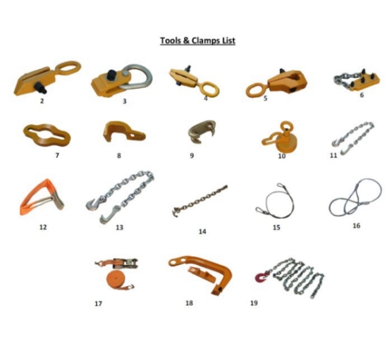 Tool Board, 20-Piece Tools and Clamp Kit (For The FR-55 Frame Scissor Rack), FR-55-TBK20