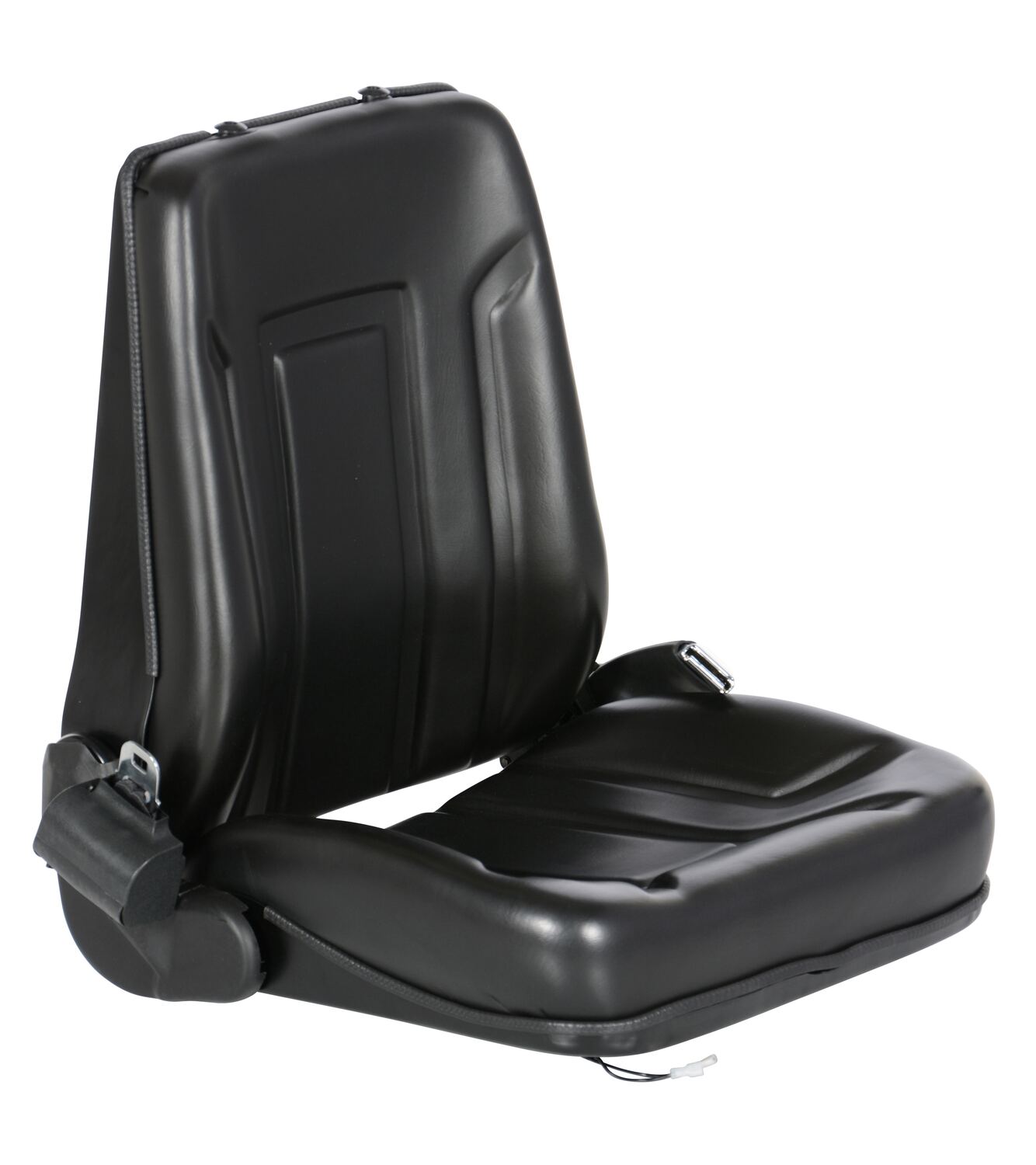 Vinyl Deluxe Fork Truck Seat with Seat Belt 20-1/2 In. x 23 In. x 12 In. 