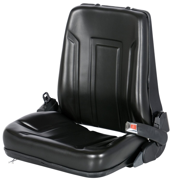 Vinyl Deluxe Fork Truck Seat with Seat Belt 20-1/2 In. x 23 In. x 12 In. 