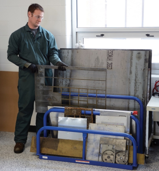 Welded Steel Variable Height Sheet Rack 47-3/8 In. Wide 1,500 Lb. Capacity 