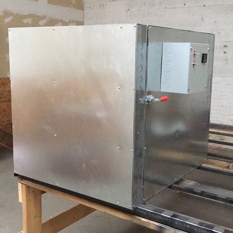 4' x 4' x 4' Electric Powder Coat Oven