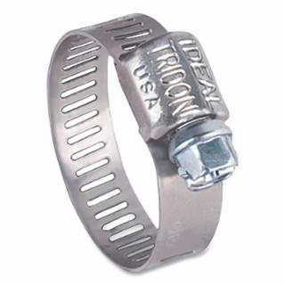MICRO-GEAR® 62P Series Small Diameter Clamp, 5/16 in Hose ID, 1/4 in to 5/8 in dia, Stainless Steel 201/301 (10ea)