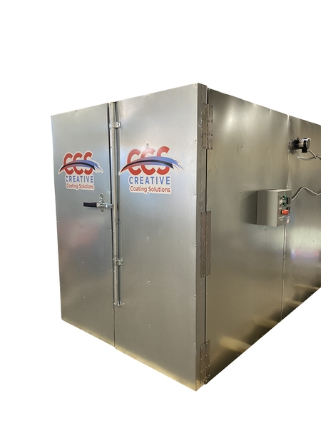 7' x 7' x 15' Gas Industrial Powder Coat Curing Oven