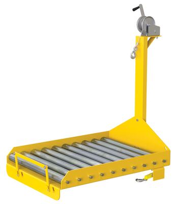 Fork Truck Batter Transfer Platform with Winch 4000 Lb. Capacity 