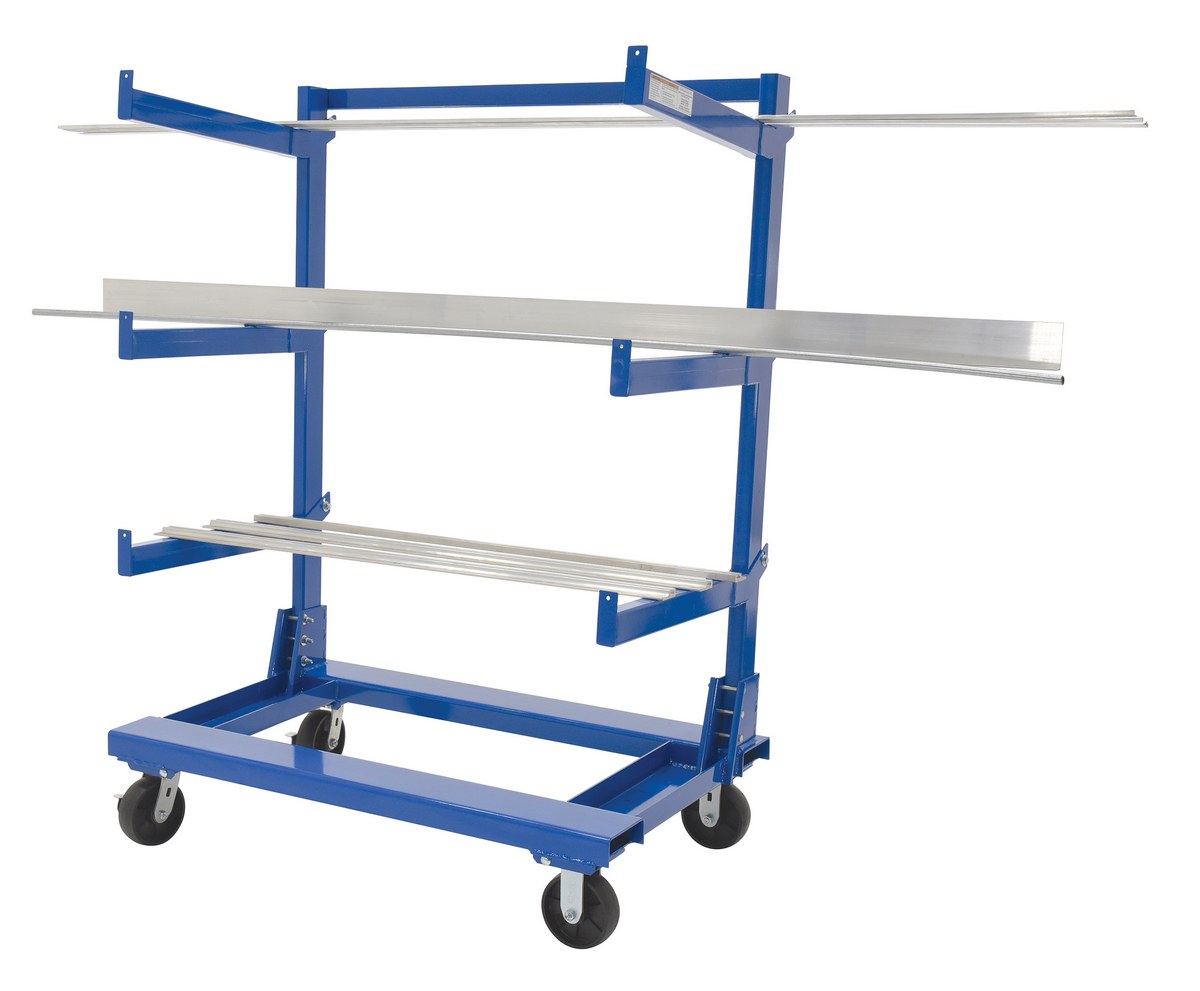 Steel Portable Cantilever Cart 30 In. x 48 In. 2000 Lb. Capacity