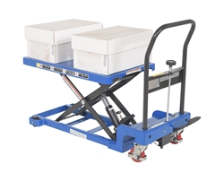 Steel Low Profile Scissor Lift Cart Auto Shift 19-5/8 In. x 32-1/4 In. 400 Lb. Capacity