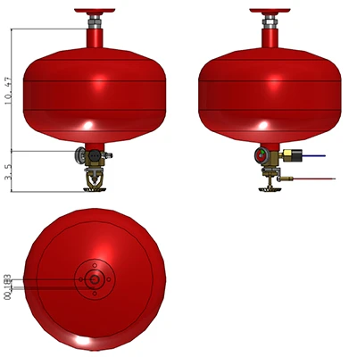 CFP 1300 Fire Suppression System With Pressure Switch