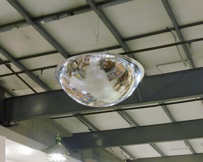 Acrylic Industrial Dome Mirror 360 Degrees Distance Covered 48 Ft.