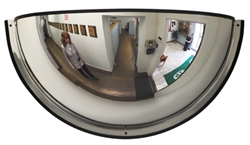 Acrylic Industrial Dome Mirror 180 Degrees Distance Covered 18 Ft. 